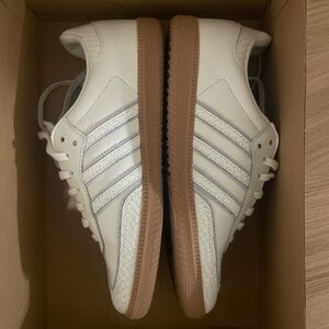 RARE Adidas Core White Snakeskin Sneakers
